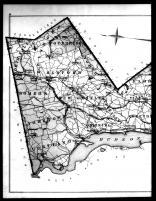 Westchester County Outline Map Left, Westchester County 1881